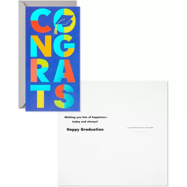 Hallmark Graduation Money Holders or Gift Card Holders Congrats 10 Cards with EnvelopesTomorrow is a Blank Page  6 Cards