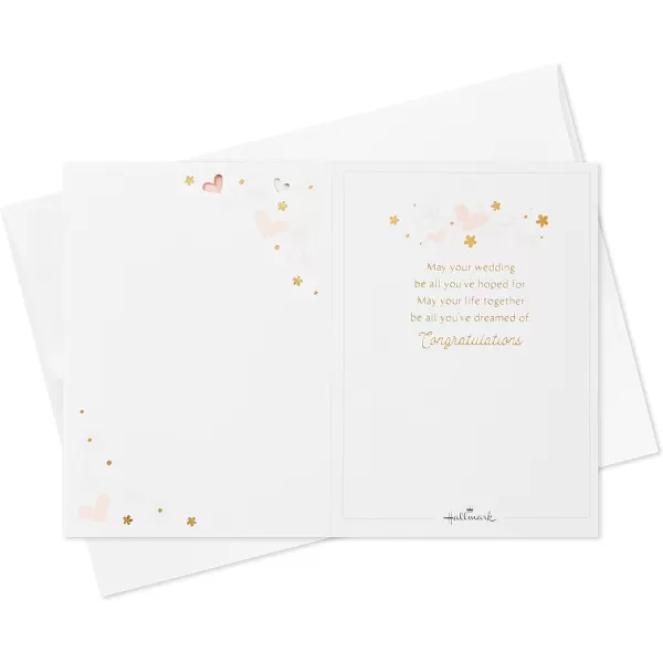 Hallmark Paper Wonder Pop Up Wedding Card Mr and MrsGold