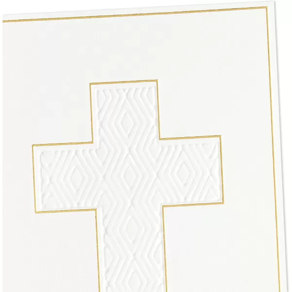 Hallmark Religious Easter Cards Gold Cross 20 Blank Cards with Envelopes for Confirmations Baptisms Weddings Clergy Appreciation