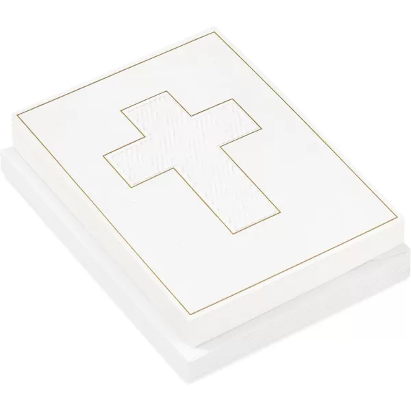 Hallmark Religious Easter Cards Gold Cross 20 Blank Cards with Envelopes for Confirmations Baptisms Weddings Clergy Appreciation