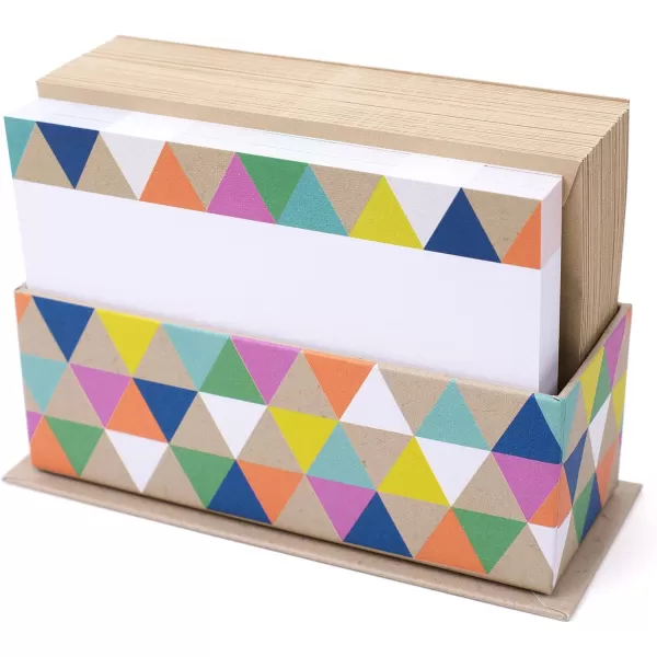 Hallmark SinglePanel Notecards Triangle Trim 50 Cards and EnvelopesTriangle Trim