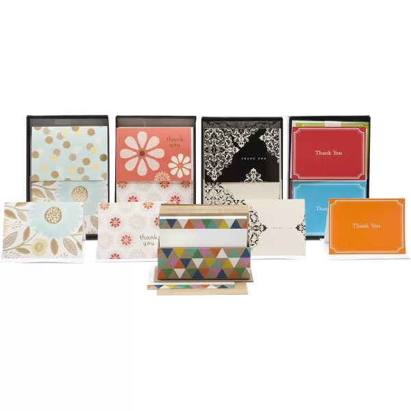 Hallmark SinglePanel Notecards Triangle Trim 50 Cards and EnvelopesTriangle Trim