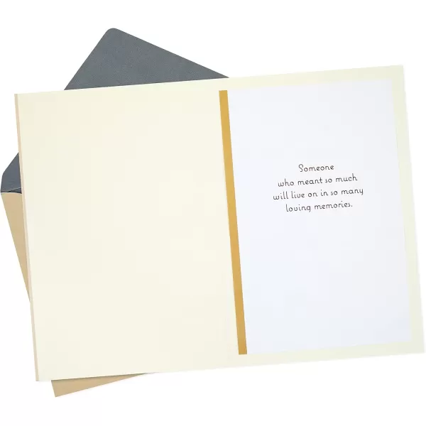 Hallmark Sympathy Card Remembered with LoveRemembered with Love