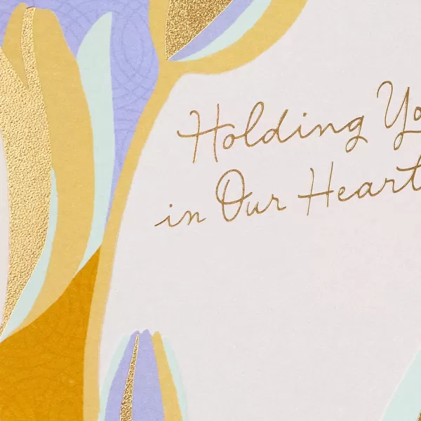 Hallmark Sympathy Card Thoughts Are With YouHolding You In Our Hearts