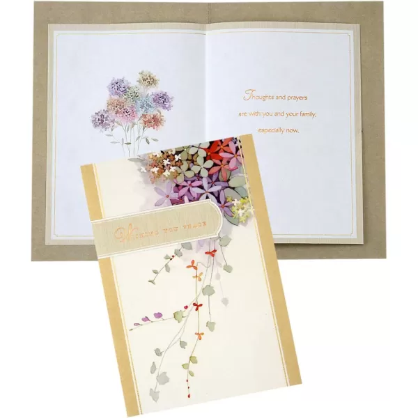 Hallmark Sympathy Cards Assortment Pack 5 Condolence Cards with Envelopes5 Cards  5 Envelopes