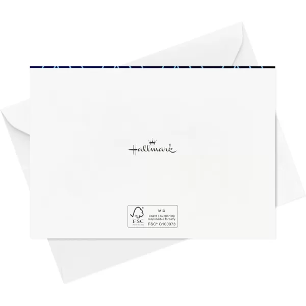 Hallmark Thank You Cards Striped 40 Blank Thank You Notes with Envelopes for Weddings Business Birthdays Showers All Occasion 5STZ502348 Blank Cards with Envelopes