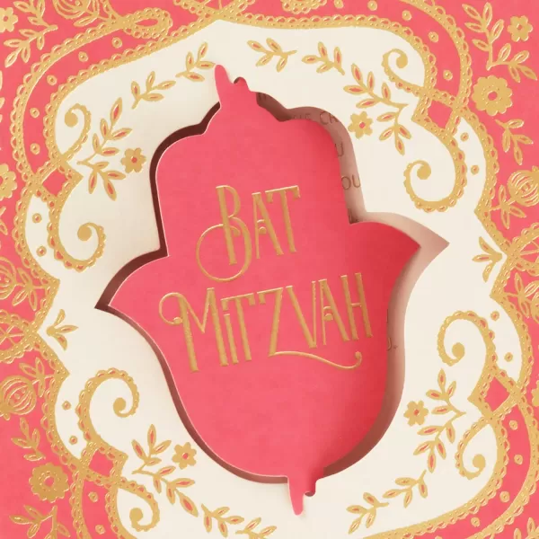 Hallmark Tree of Life Bat Mitzvah Card HamsaHamsa