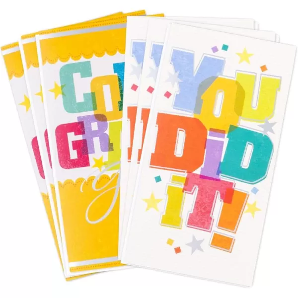 Hallmark Good Mail Graduation Cards Assortment Every New Adventure Pack of 3 Cards with Envelopes6 Cards2 Designs  Congrats