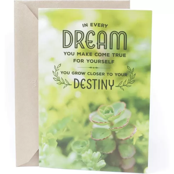 Hallmark Spiritual Graduation Card A Dream Coming TrueCloser to Destiny