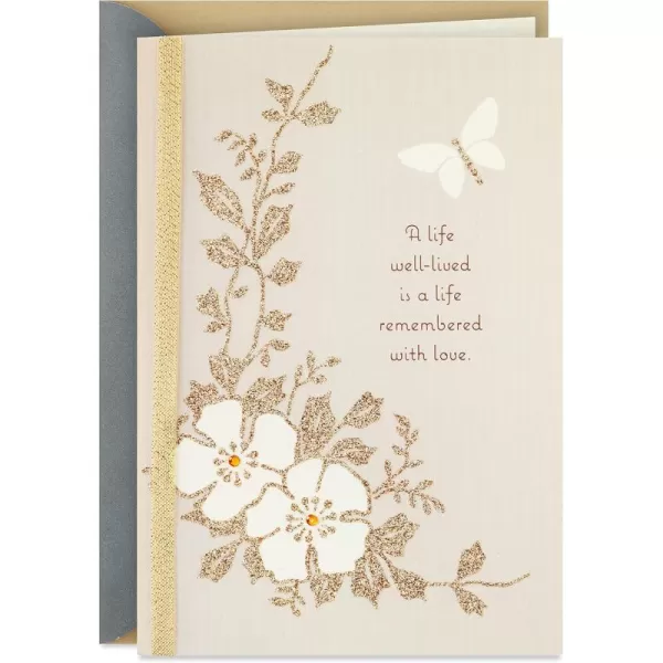 Hallmark Sympathy Card Remembered with LoveRemembered with Love