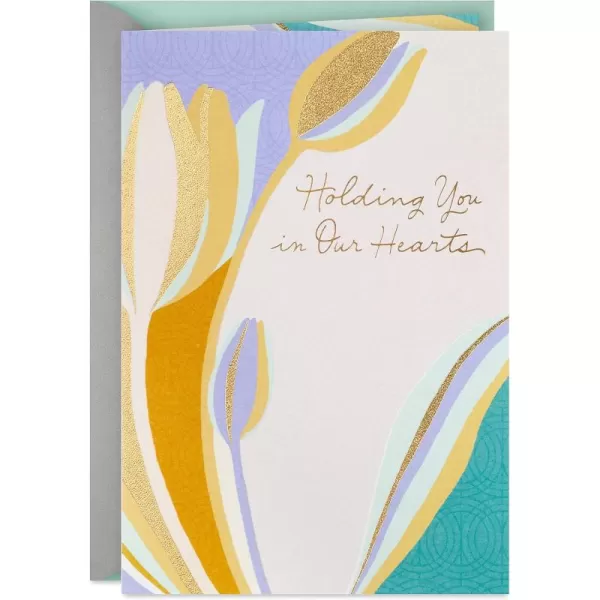 Hallmark Sympathy Card Thoughts Are With YouHolding You In Our Hearts