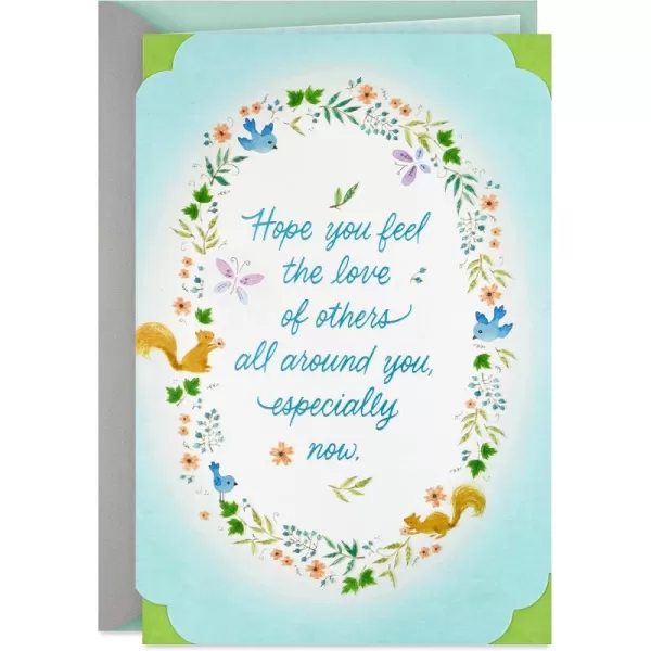 Hallmark Sympathy Card Thoughts Are With YouLove of Others