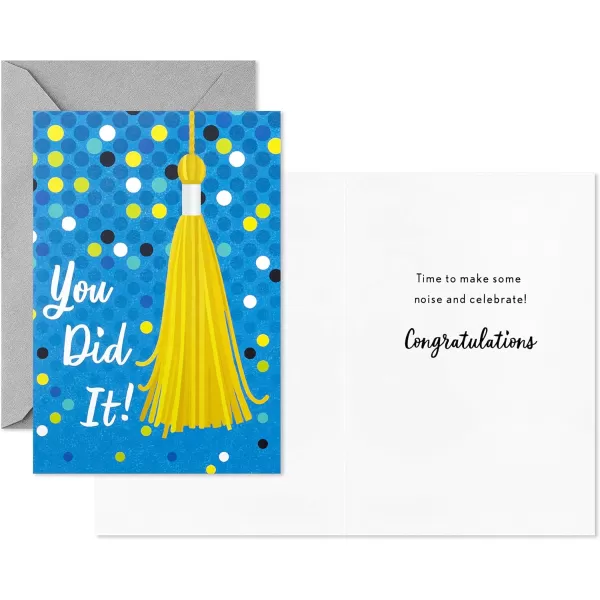 Hallmark Dr Seuss Graduation Card Money Holders or Gift Card Holders Oh the Places Youll Go 6 Cards with Envelopes for High School Kindergarten Middle School College and College GraduatesYou Did It  8 Cards with Envelopes