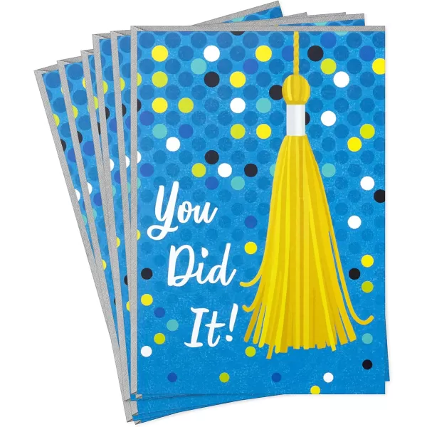 Hallmark Dr Seuss Graduation Card Money Holders or Gift Card Holders Oh the Places Youll Go 6 Cards with Envelopes for High School Kindergarten Middle School College and College GraduatesYou Did It  8 Cards with Envelopes