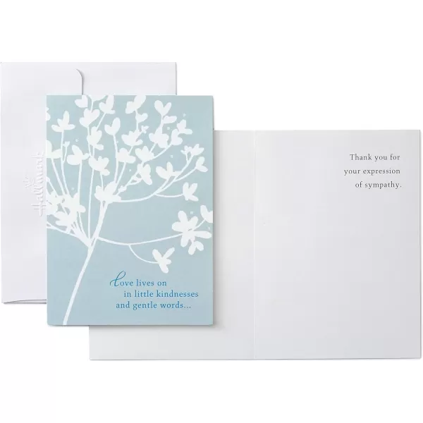 Hallmark Funeral Thank You Cards Assortment Watercolor Flowers 50 Thank You for Your Sympathy Cards with EnvelopesThank You Card  Sympathy Cards