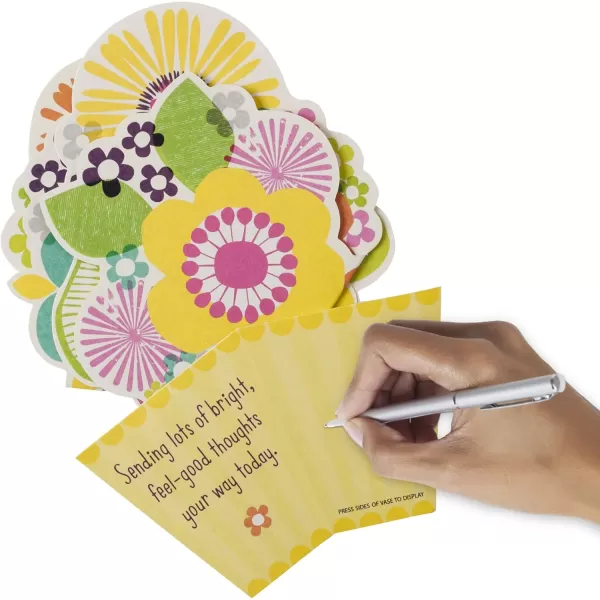 Hallmark Get Well Card Pop Up Flowers 0699RZB1245