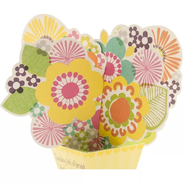 Hallmark Get Well Card Pop Up Flowers 0699RZB1245