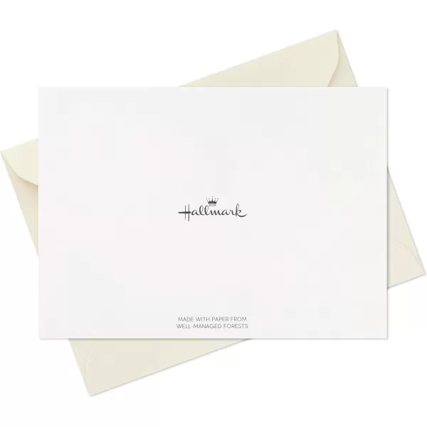 Hallmark Pack of 100 Wedding Thank You Cards Happy Couple