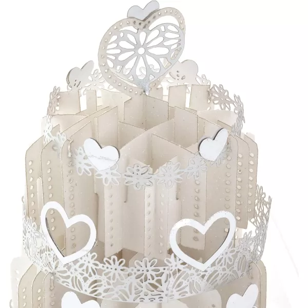 Hallmark Signature Paper Wonder Pop Up Engagement Bridal Shower Wedding Card Wedding Cake 1299RZH1136