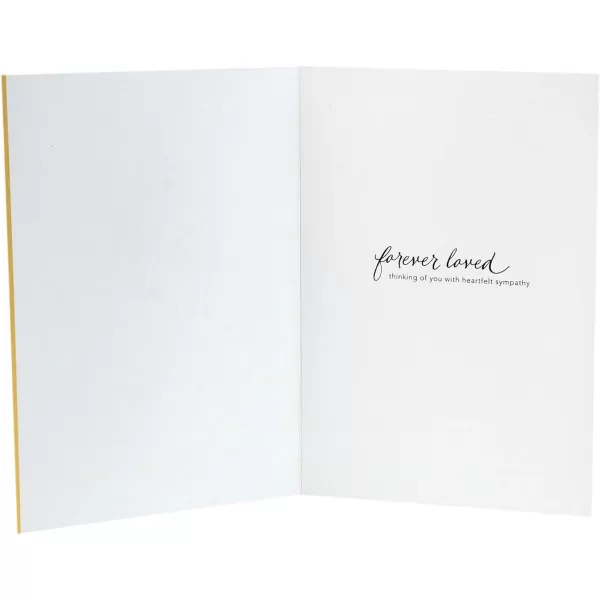 Hallmark Signature Sympathy Card Forever RememberedWhite