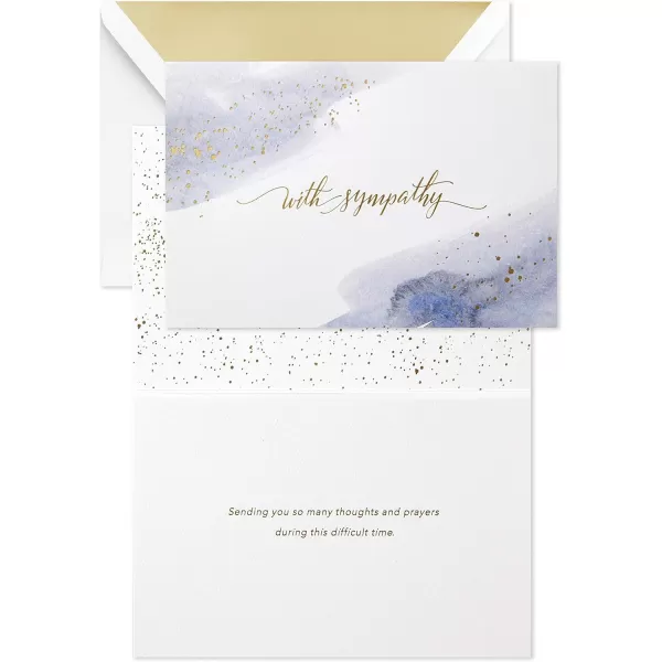 Hallmark Signature Sympathy Card Many Thoughts and PrayersSpirit Lives On