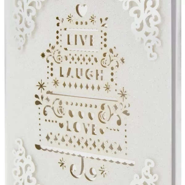 Hallmark Signature Wedding Card Live Laugh LoveLive Laugh Love