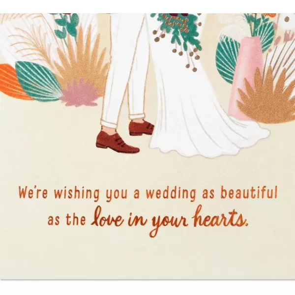 Hallmark Signature Wedding Card Mr and Mrs 0699RZH4038Celebrating You Two