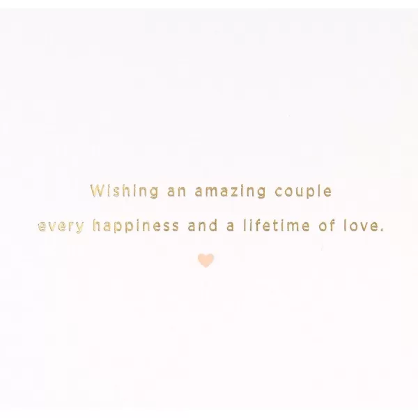 Hallmark Signature Wedding Card Mr and Mrs 0699RZH4038Lifetime of Love