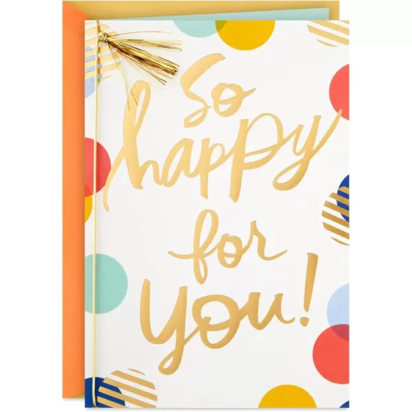 Hallmark Congratulations Card or Graduation Card So Happy for YouSo Happy for You