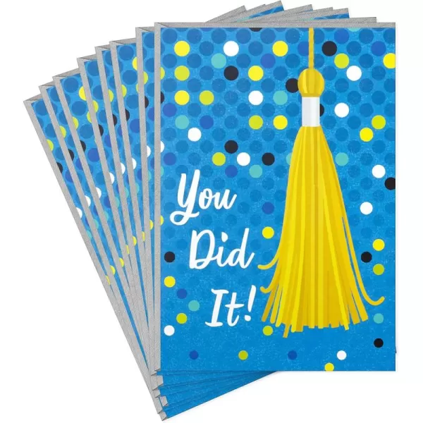 Hallmark Dr Seuss Graduation Card Money Holders or Gift Card Holders Oh the Places Youll Go 6 Cards with Envelopes for High School Kindergarten Middle School College and College GraduatesYou Did It  8 Cards with Envelopes