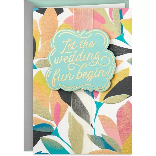 Hallmark Engagement Card Bridal Shower Card Best Yes EverLet the Wedding Fun Begin