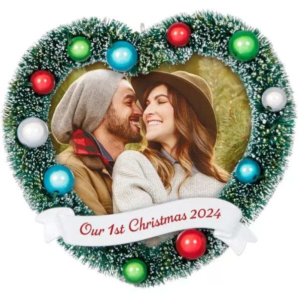 Hallmark Keepsake Christmas Ornament 2024 Our 1st Christmas 2024 Photo Frame Gifts for CouplesOur 1st Christmas 2024 Photo Frame