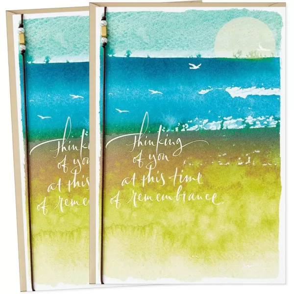 Hallmark Pack of 2 Sympathy Cards Seascape with BirdsSeascape with Birds