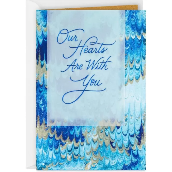 Hallmark Signature Sympathy Card Many Thoughts and PrayersForever Remembered