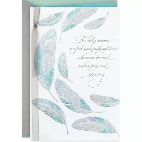 Hallmark Signature Sympathy Card Many Thoughts and PrayersOur Hearts are with You