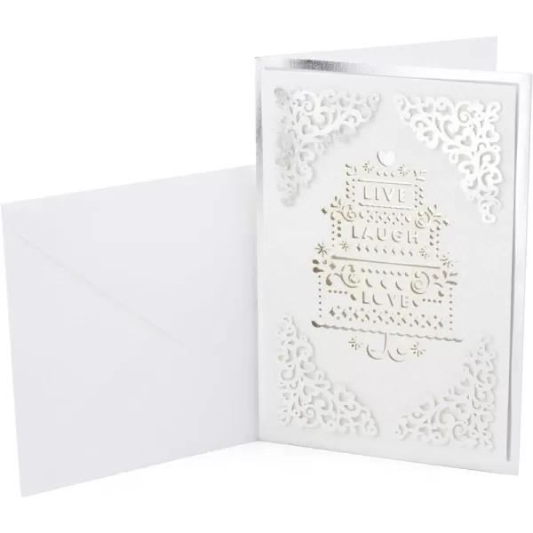 Hallmark Signature Wedding Card Live Laugh LoveLive Laugh Love