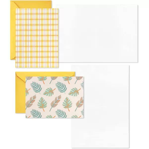 Hallmark Blank Cards Assortment 24 Cards with Envelopes Citrus Greenery Gingham Strawberries for Easter Mothers Day Any OccasionCards