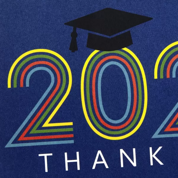 Hallmark Graduation Thank You Cards Bulk Class of 2024 Retro Blue 40 Thank You Notes with Envelopes2020  Retro Blue Thank You Notes