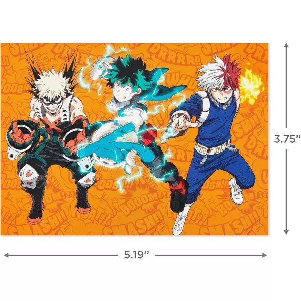 Hallmark Kids My Hero Academia All Occasion Cards Assortment 12 Blank Cards with Envelopes