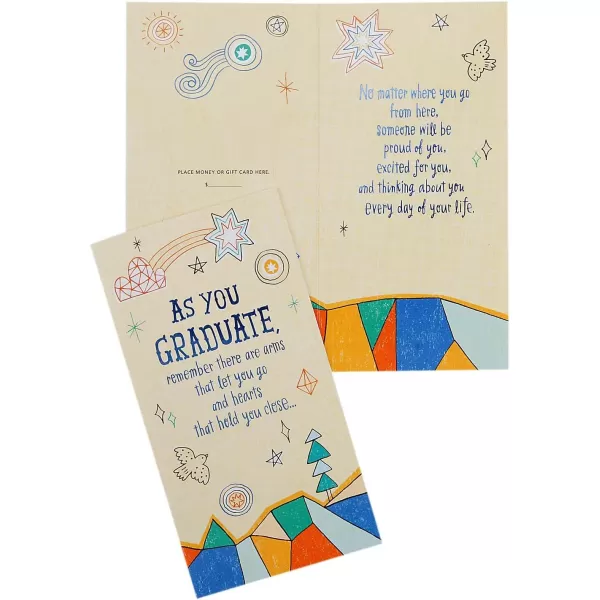 Hallmark Pack of 10 Graduation Cards with Envelopes Way to GoAssorted Graduation Money Holders  10 Cards