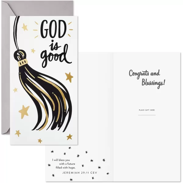 Hallmark Pack of 10 Graduation Cards with Envelopes Way to GoGod is Good  6 Money Holder Cards