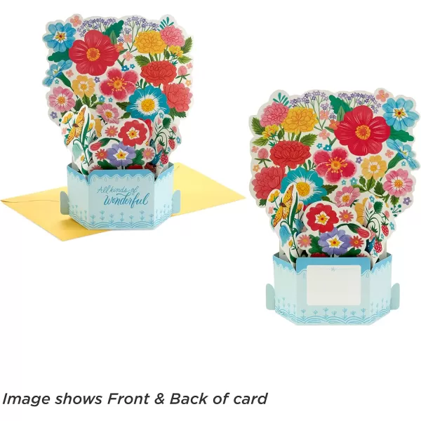 Hallmark Paper Wonder Pack of Pop Up All Occasion Cards Displayable Bouquet 12 3D Cards and Envelopes