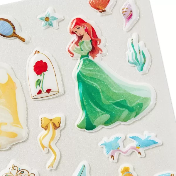 Hallmark Signature Blank Card Disney Princess DressesBelle  Ariel  Jasmine  Cinderella