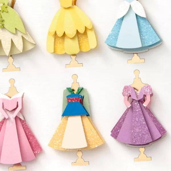 Hallmark Signature Blank Card Disney Princess DressesDisney Princess Dresses