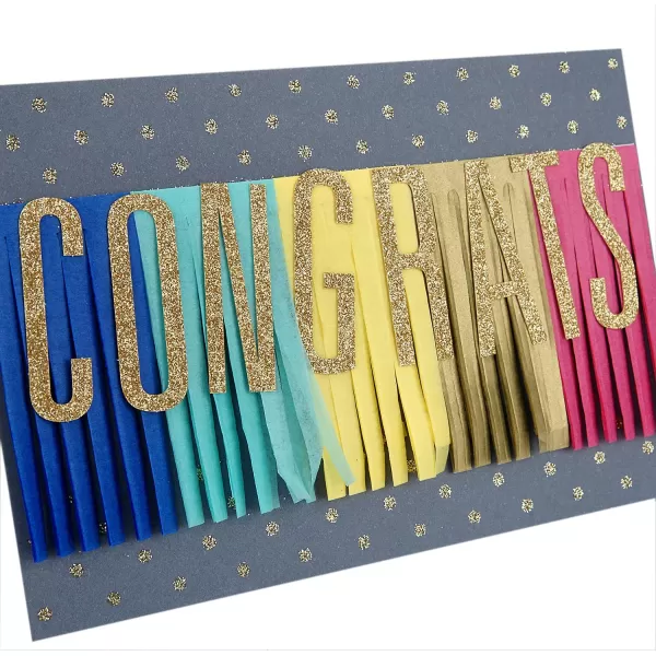 Hallmark Signature Graduation Card Came Saw GraduatedCongrats Streamer Banner