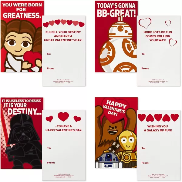 Hallmark Star Wars Cards for Kids Baby Yoda 12 Blank Cards with Envelopes May the 4thStar Wars