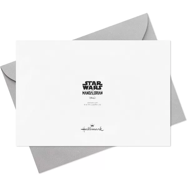 Hallmark Star Wars Cards for Kids Baby Yoda 12 Blank Cards with Envelopes May the 4thStar Wars Note Assortment