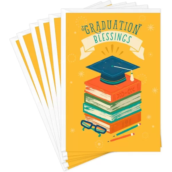 Hallmark Pack of Graduation Cards Congrats 10 Cards with EnvelopesBlessings  6 Cards with Envelopes