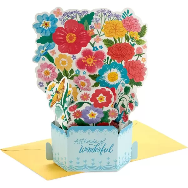 Hallmark Paper Wonder Pack of Pop Up All Occasion Cards Displayable Bouquet 12 3D Cards and Envelopes