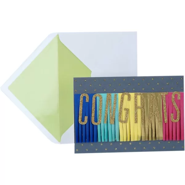 Hallmark Signature Graduation Card Came Saw GraduatedCongrats Streamer Banner